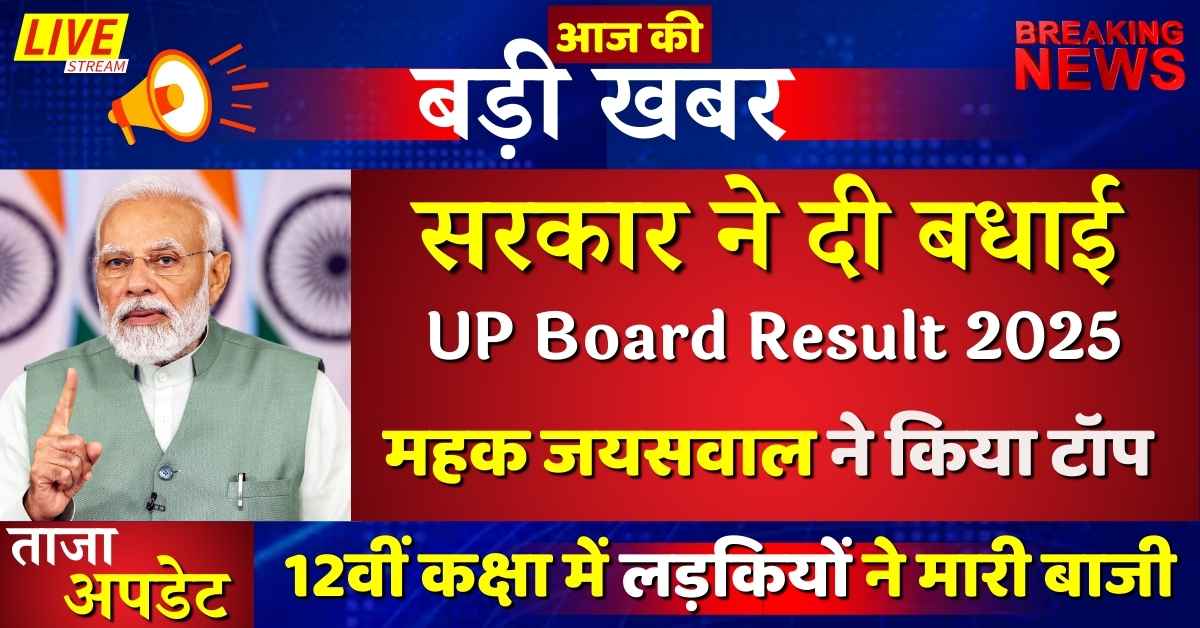 UP Board Result 2025